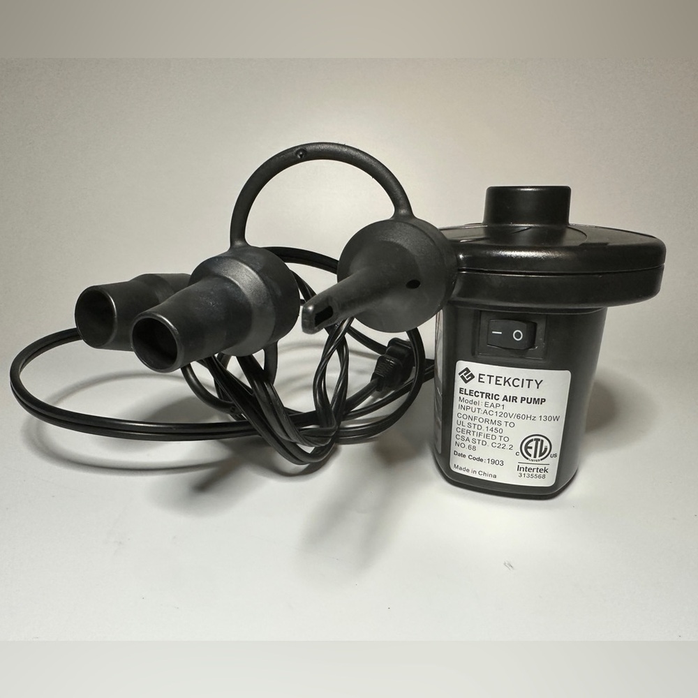 Eteckcity Electric Air Pump Air Mattress Pump